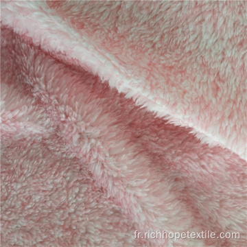 Tissu en peluche à poils longs polaire Arctic Velvet
